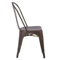 Honeybloom Idris Bronze Metal Dining Chair -Furniture Series Sale honeybloom idris bronze metal dining chair 2