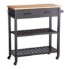 Honeybloom Kaden Kitchen Cart 2 Honeybloom Kaden Kitchen Cart -Furniture Series Sale honeybloom kaden kitchen cart