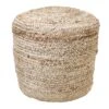 Honeybloom Karson Jute Pouf -Furniture Series Sale honeybloom karson jute pouf