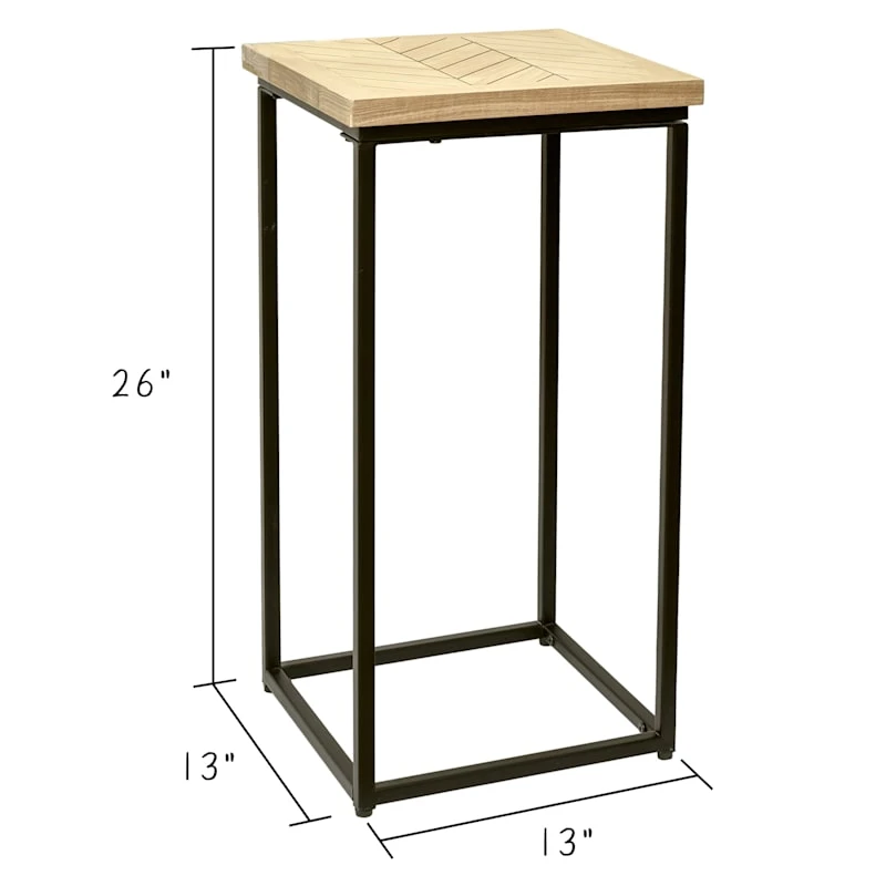 Honeybloom Parquet Wood Accent Table 6 Honeybloom Parquet Wood Accent Table - Image 4