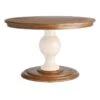 Honeybloom Penelope Wooden Dining Table Top & Base, Pedestal Sold Separately -Furniture Series Sale honeybloom penelope wooden dining table top base pedestal sold separately