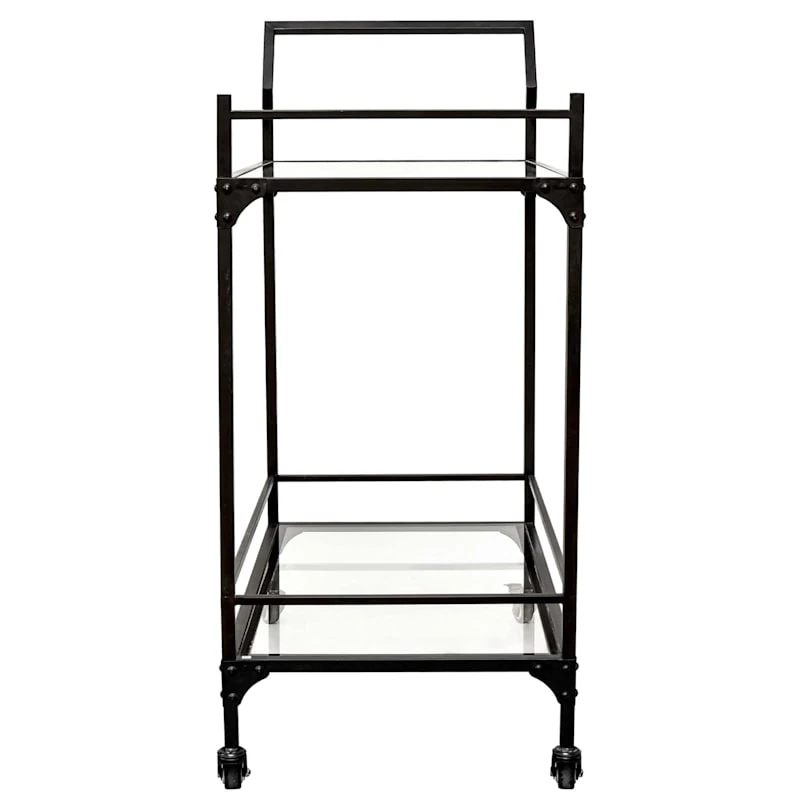 Honeybloom Sage Frost Bar Cart 5 Honeybloom Sage Frost Bar Cart - Image 3