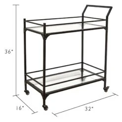 Honeybloom Sage Frost Bar Cart 11 Honeybloom Sage Frost Bar Cart -Furniture Series Sale honeybloom sage frost bar cart 3