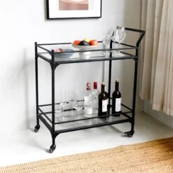Honeybloom Sage Frost Bar Cart 12 Honeybloom Sage Frost Bar Cart -Furniture Series Sale honeybloom sage frost bar cart 4