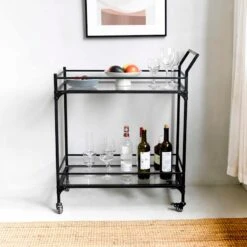 Honeybloom Sage Frost Bar Cart 13 Honeybloom Sage Frost Bar Cart -Furniture Series Sale honeybloom sage frost bar cart 5