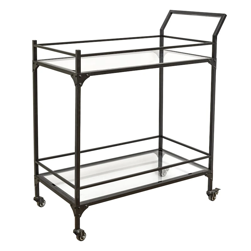 Honeybloom Sage Frost Bar Cart 3 Honeybloom Sage Frost Bar Cart