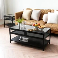 Honeybloom Sage Frost Coffee Table -Furniture Series Sale honeybloom sage frost coffee table 4