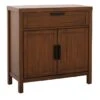 Honeybloom Samuel 1-Drawer 2-Door Wooden Cabinet