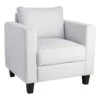 Honeybloom Stone Light Grey Armchair -Furniture Series Sale honeybloom stone light grey armchair