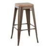 Honeybloom Westfield Barstool, Bronze -Furniture Series Sale honeybloom westfield barstool bronze