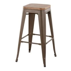 Honeybloom Westfield Barstool, Bronze -Furniture Series Sale honeybloom westfield barstool bronze 2
