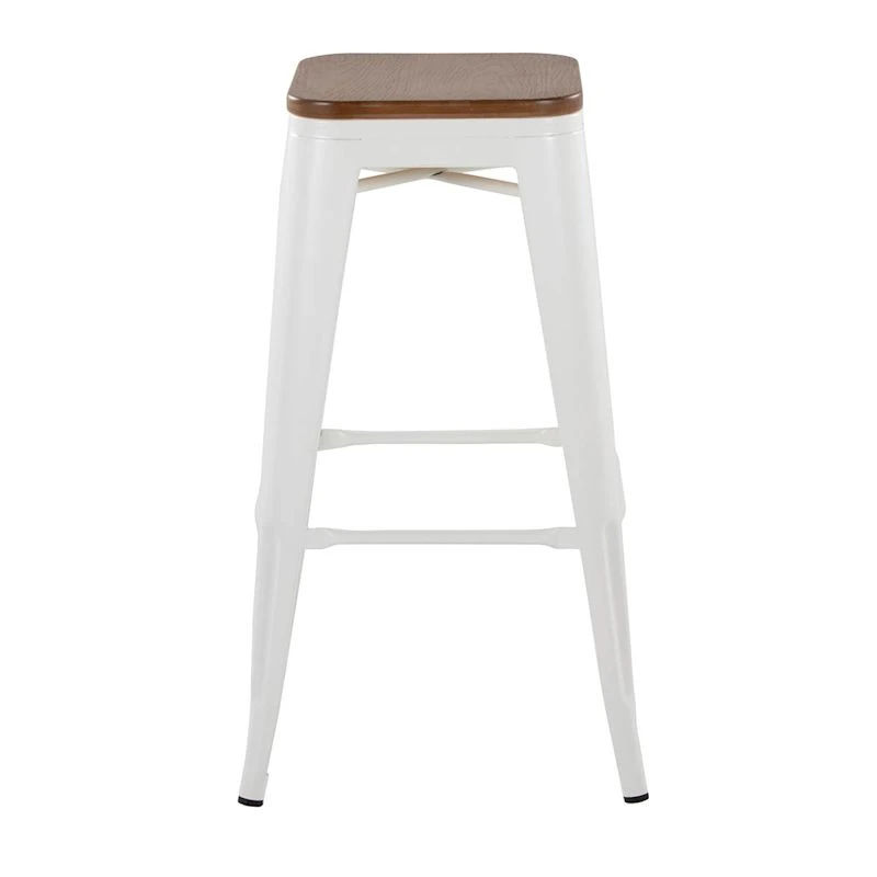 Honeybloom Westfield Barstool, White 4 Honeybloom Westfield Barstool, White - Image 2