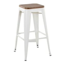Honeybloom Westfield Barstool, White 8 Honeybloom Westfield Barstool, White -Furniture Series Sale honeybloom westfield barstool white 2
