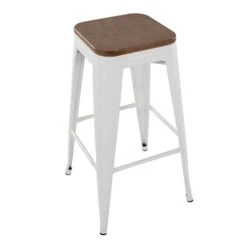 Honeybloom Westfield Barstool, White 9 Honeybloom Westfield Barstool, White -Furniture Series Sale honeybloom westfield barstool white 3