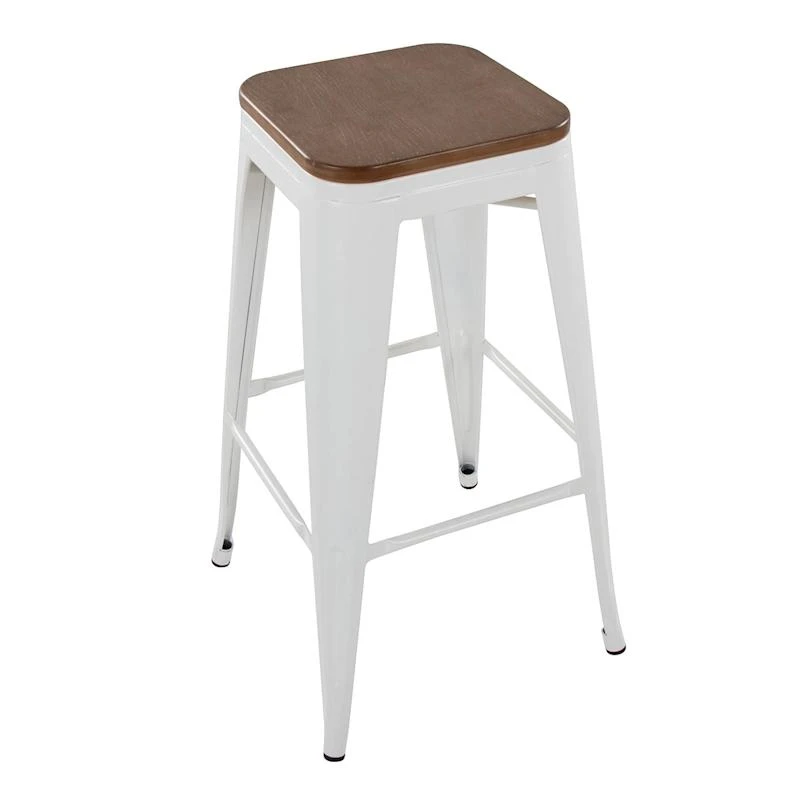 Honeybloom Westfield Barstool, White 6 Honeybloom Westfield Barstool, White - Image 4