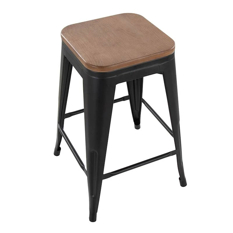 Honeybloom Westfield Counter Stool, Black 6 Honeybloom Westfield Counter Stool, Black - Image 4