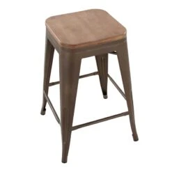 Honeybloom Westfield Counter Stool, Bronze -Furniture Series Sale honeybloom westfield counter stool bronze 3