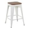 Honeybloom Westfield Counter Stool, White -Furniture Series Sale honeybloom westfield counter stool white