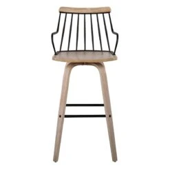 Honeybloom Whitley Swivel Barstool -Furniture Series Sale honeybloom whitley swivel barstool 1