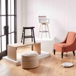 Honeybloom Whitley Swivel Barstool -Furniture Series Sale honeybloom whitley swivel barstool 10