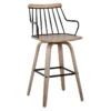 Honeybloom Whitley Swivel Counter Stool