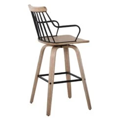 Honeybloom Whitley Swivel Counter Stool -Furniture Series Sale honeybloom whitley swivel counter stool 3