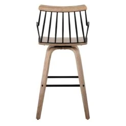Honeybloom Whitley Swivel Counter Stool -Furniture Series Sale honeybloom whitley swivel counter stool 4
