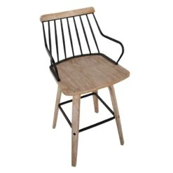 Honeybloom Whitley Swivel Counter Stool -Furniture Series Sale honeybloom whitley swivel counter stool 5