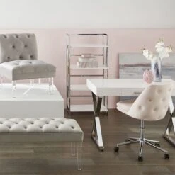 Laila Ali Astrid Chrome Bookshelf -Furniture Series Sale laila ali astrid chrome bookshelf 7