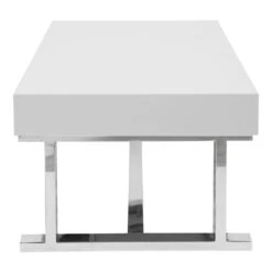 Laila Ali Astrid White Coffee Table -Furniture Series Sale laila ali astrid white coffee table 2