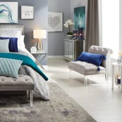 Laila Ali Grey Tufted Accent Chair With Clear Acrylic Legs 11 Laila Ali Grey Tufted Accent Chair With Clear Acrylic Legs -Furniture Series Sale laila ali grey tufted accent chair with clear acrylic legs 3