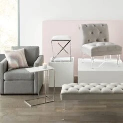 Laila Ali Grey Tufted Accent Chair With Clear Acrylic Legs 12 Laila Ali Grey Tufted Accent Chair With Clear Acrylic Legs -Furniture Series Sale laila ali grey tufted accent chair with clear acrylic legs 4