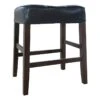 Madison Brown Backless Counter Stool With Faux Leather Upholstered Seat 1 Madison Brown Backless Counter Stool With Faux Leather Upholstered Seat -Furniture Series Sale madison brown backless counter stool with faux leather upholstered seat