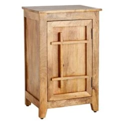 Mango Wood 1-Door Cabinet