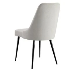 Mereen Ivory Upholstered Dining Chair -Furniture Series Sale mereen ivory upholstered dining chair 2