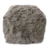 Mongolian Pouf, Grey -Furniture Series Sale mongolian pouf grey