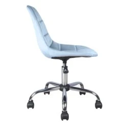 Olivia Office Chair, Blue Velvet 8 Olivia Office Chair, Blue Velvet -Furniture Series Sale olivia office chair blue velvet 2