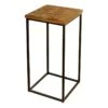 Parquet Wood Top Side Table -Furniture Series Sale parquet wood top side table