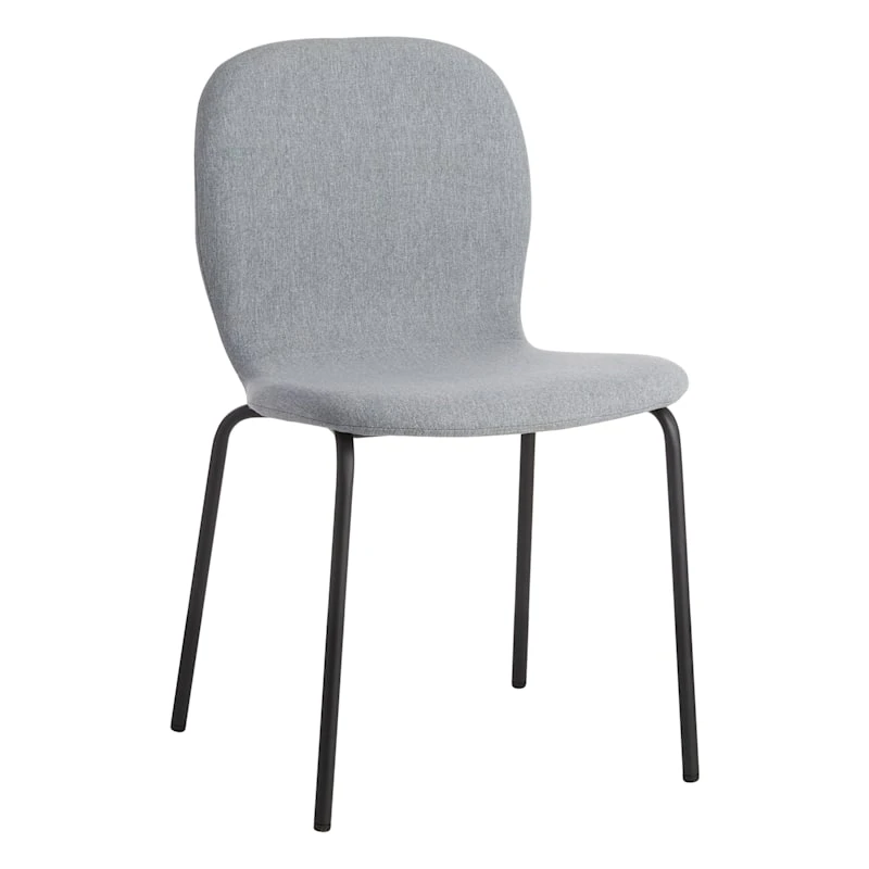 Preston Stackable Dining Chair, Light Grey 3 Preston Stackable Dining Chair, Light Grey