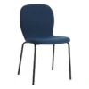 Preston Stackable Dining Chair, Navy Blue -Furniture Series Sale preston stackable dining chair navy blue