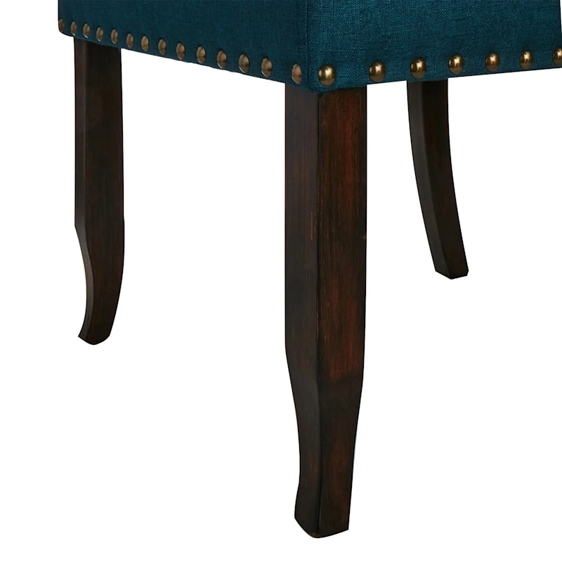 Providence Aahmad Winged Dining Chair, Azure 6 Providence Aahmad Winged Dining Chair, Azure - Image 4