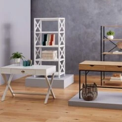 Providence Adelaide Desk, White 13 Providence Adelaide Desk, White -Furniture Series Sale providence adelaide desk white 4