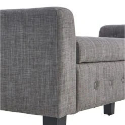 Providence Andy Storage Bench, Grey -Furniture Series Sale providence andy storage bench grey 3