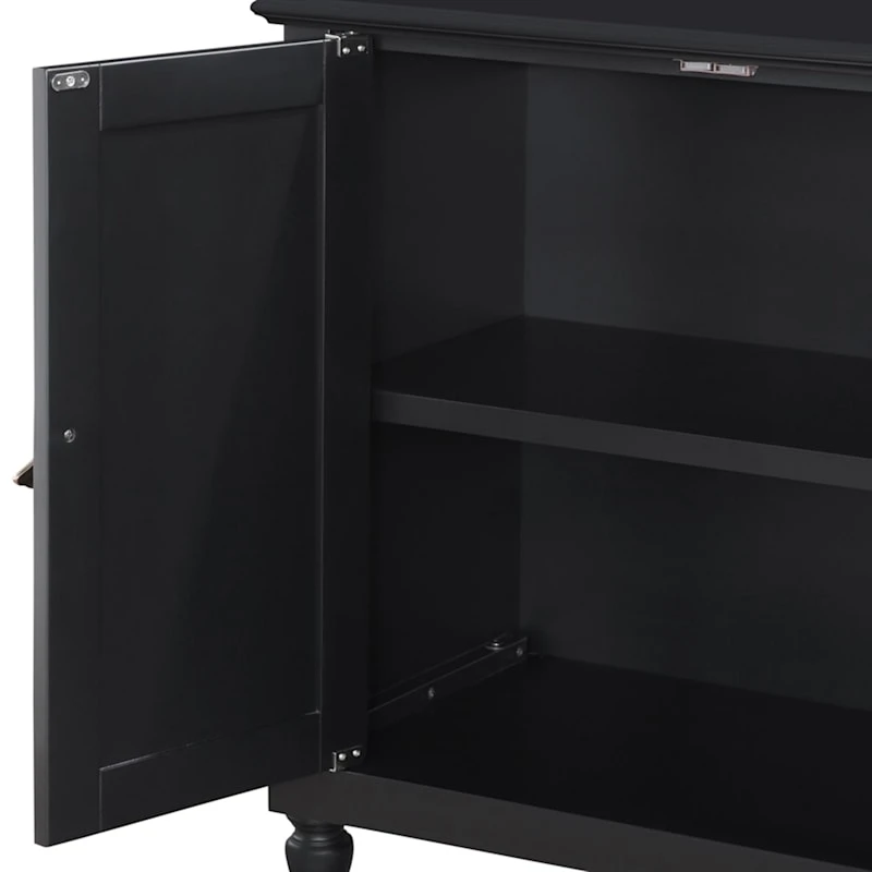 Providence Asbury Black 2-Door Cabinet 4 Providence Asbury Black 2-Door Cabinet - Image 2