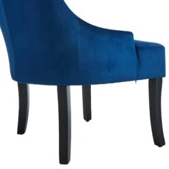 Providence Cassia Velvet Accent Chair, Navy Blue -Furniture Series Sale providence cassia velvet accent chair navy blue 4