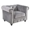 Providence Chesterfield Tufted Grey Velvet Rolled Armchair 2 Providence Chesterfield Tufted Grey Velvet Rolled Armchair -Furniture Series Sale providence chesterfield tufted grey velvet rolled armchair