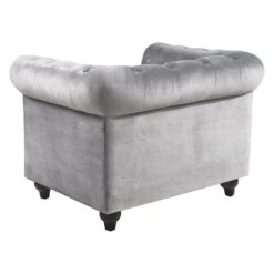 Providence Chesterfield Tufted Grey Velvet Rolled Armchair 7 Providence Chesterfield Tufted Grey Velvet Rolled Armchair -Furniture Series Sale providence chesterfield tufted grey velvet rolled armchair 2