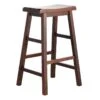 Providence Dark Oak Saddle Backless Barstool, 29" -Furniture Series Sale providence dark oak saddle backless barstool 29