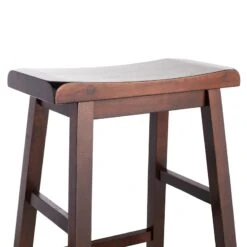 Providence Dark Oak Saddle Backless Barstool, 29" 10 Providence Dark Oak Saddle Backless Barstool, 29" -Furniture Series Sale providence dark oak saddle backless barstool 29 2