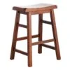 Providence Dark Walnut Saddle Stool, 24" 1 Providence Dark Walnut Saddle Stool, 24" -Furniture Series Sale providence dark walnut saddle stool 24